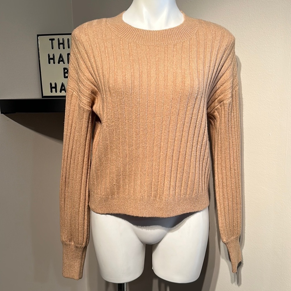 1/2 Price Sale(was at $35) Sanctuary XS Wide Ribbed Crewneck Sweater, Worn Once